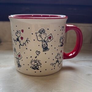 PEANUTS valentine's large mug